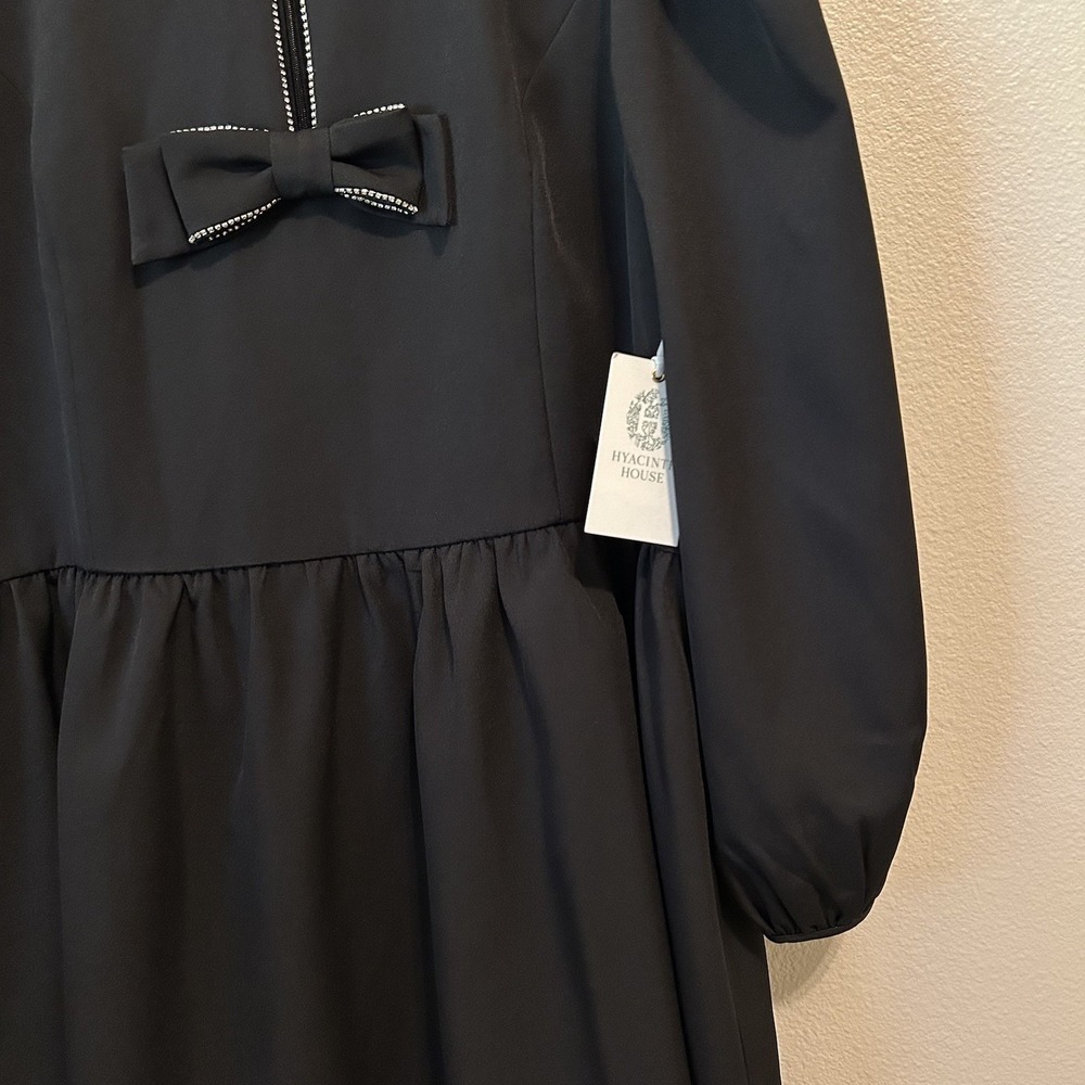 NWT Tuckernuck HYACINTH HOUSE Blair Crystal Bow Mini Dress XXL Holiday - Picture 10 of 16